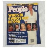 1990 People Magazine ï¿½WHOï¿½S IN & OUT IN 1990ï¿½