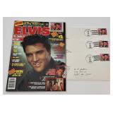 The Lost Elvis Photos Magazine & 3 Envolope Stamps
