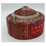 Vintage Hand-embroidered Festival Hat