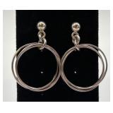 2 Pairs of Sterling Silver Dangle Earrings