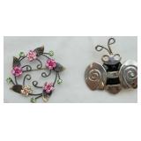 2 VTG Brooch/Pins
