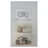 Worldwide Flowers and Trains Stamps