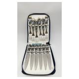 Vintage Argentine Stainless Steel Steak Set