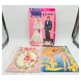 Lot of 3 Vintage Paper Doll Books