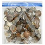 3 Pound Bag of Foreign Coins