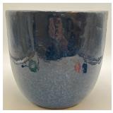Blue Ceramic Planter