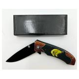 Eagle Motif Spring Assisted Folding Pocket  Knife