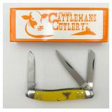 NEW Cattlemanï¿½s Cutlery 3-Blade Pocket Knife