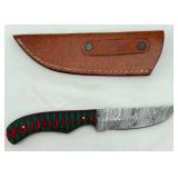 Handmade Damascus Hunting Steel Blade Knife