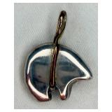 VTG 925 Native American-Style Bear Pendant
