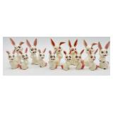 Lot of 13 Vintage Bunnies
