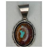 925 Turquoise Stone Pendant