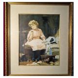 *"Not Much Wrong" Framed Giclï¿½e by E. Burton