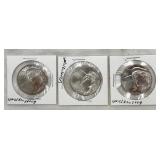 3 1776-2026 Uncirculated Half Dollars