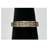 14K Gold & Diamond Band Ring