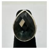 Sterling Silver Smokey Quartz Ring