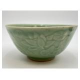 Vintage Chinese Celadon Porcelain Bowl