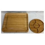 Smirly bamboo charcuterie board