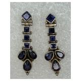 925 Tanzanite Earrings
