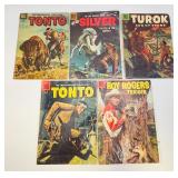 Set of 5 Vintage Golden Age Dell Comic Books