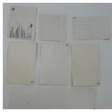 Lot of The Ramones Band Stickers/Cards