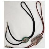 2 Handmade Bolo Ties