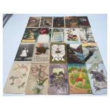 20 Antique and Vintage Postcards