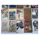 20 Antique and Vintage Postcards