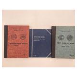 3 Vintage Library of Coins Albums