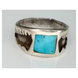 925 Turquoise Ring