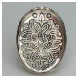Sterling Silver Art Deco Ring