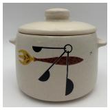 Vtg. Stoneware West Bend Bean Pot
