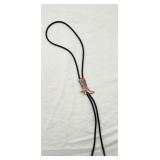 Copper Western Boot Bolo Tie