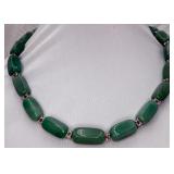Beautiful Green Jadeite Necklace
