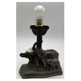 Brass/Bronze ? Elephant Lamp