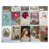 20 Antique and Vintage Postcards