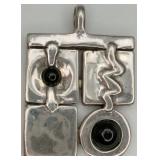 Sterling Silver Onyx Pendant