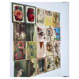 20 Antique and Vintage Postcards