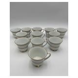 12 Vintage Noritake 'Eugenia' Cups