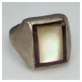 Sterling Silver Mother-of-Pearl Ring