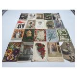 20 Antique and Vintage Postcards