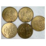 5 - 1985-1993 West Africa States Coins
