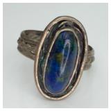 Sterling Silver Lapis Lazuli Ring