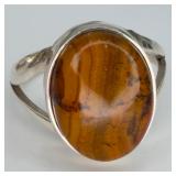 Sterling Silver Jasper Ring