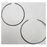 2 - Sterling Silver Choker Necklaces