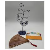 Jewelry Rack, Asian Fan, Grandma Plaque