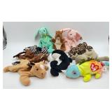 Lot of 10 Beanie Babies