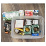 Tub of Various Light Bulbs