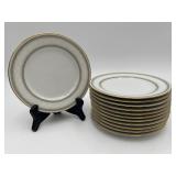 12 Vintage Noritake 'Eugenia' Bread/Butter Plates