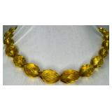 VTG Art Deco Czech Glass Necklace